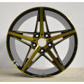 Aftermarket Alloy wheel with black machine face UFO-5047